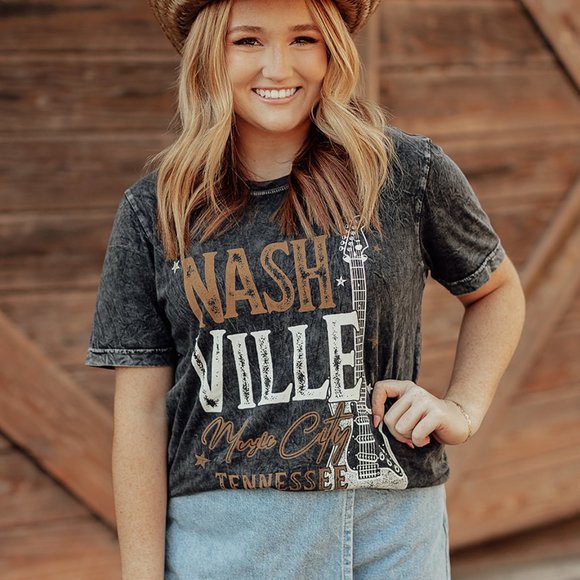 Nashville Music City Tee - Picture 2 of 4